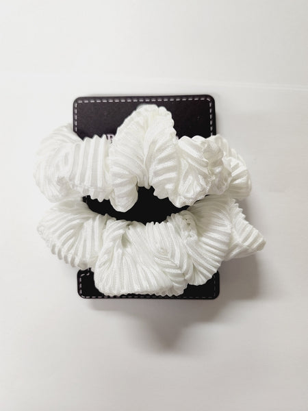 Accordian Hair Scrunchie Set